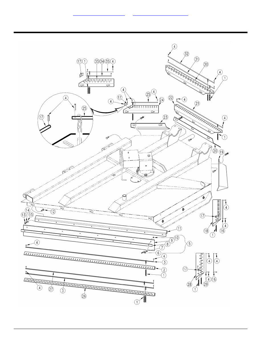 Guards wing deck (s/n 160278-), Table of contents part number index | Land Pride Rotary Cutters RCF45180 User Manual | Page 48 / 260