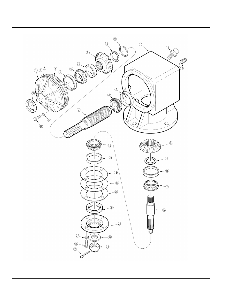 Gearbox center & left deck 540 rpm (826-035c), Omni, Table of contents part number index | Land Pride Rotary Cutters RCF45180 User Manual | Page 90 / 260