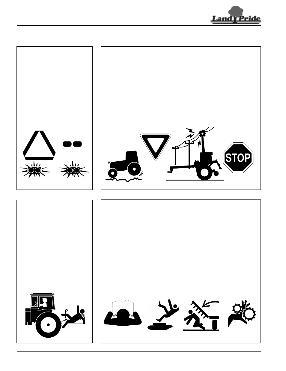 Land Pride Powered Rakes PR1672 User Manual | Page 4 / 30