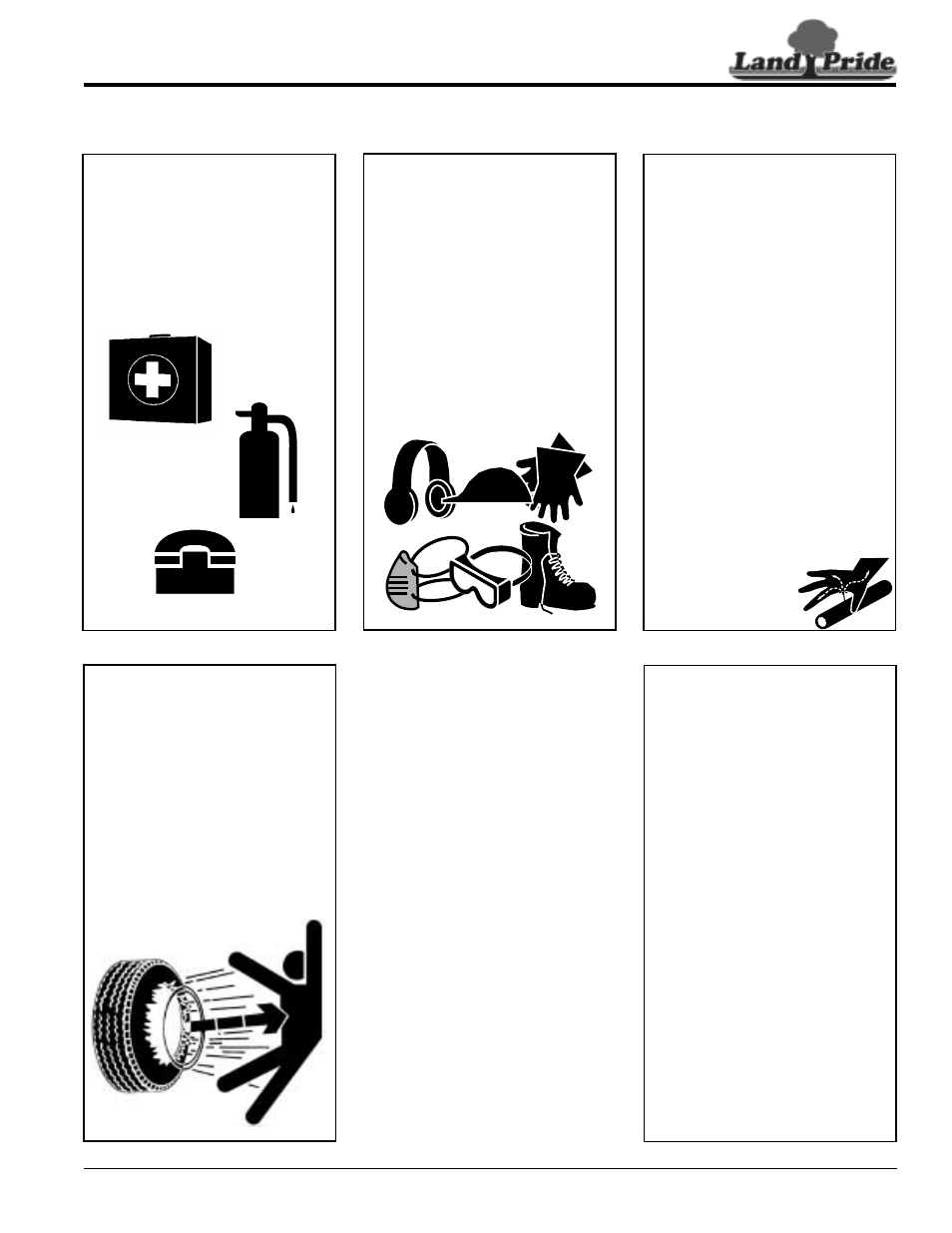 Land Pride Powered Rakes PR1672 User Manual | Page 5 / 30