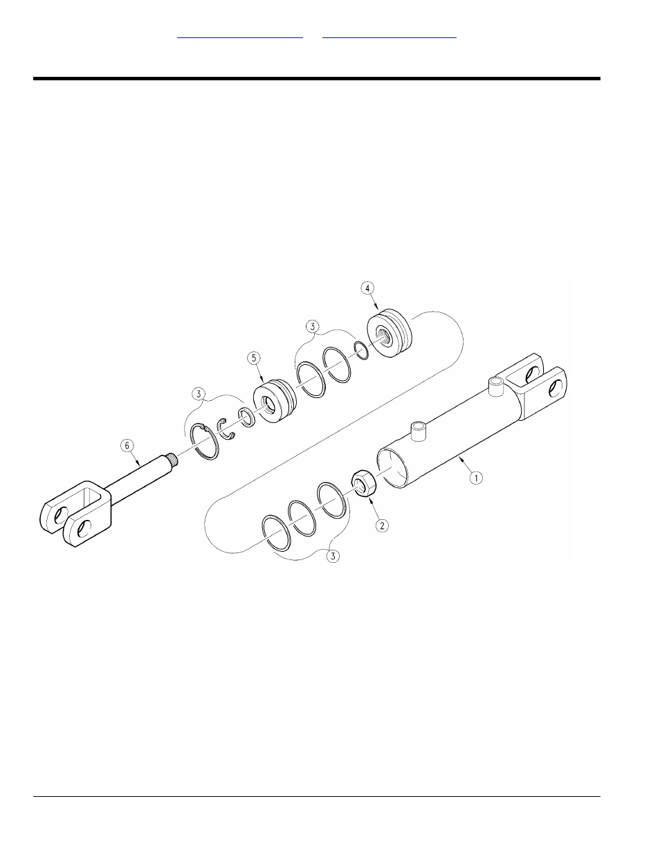 Hydraulic cylinder double acting egy (810-125c), Table of contents part number index | Land Pride Box Scrapers HRL35 User Manual | Page 24 / 50