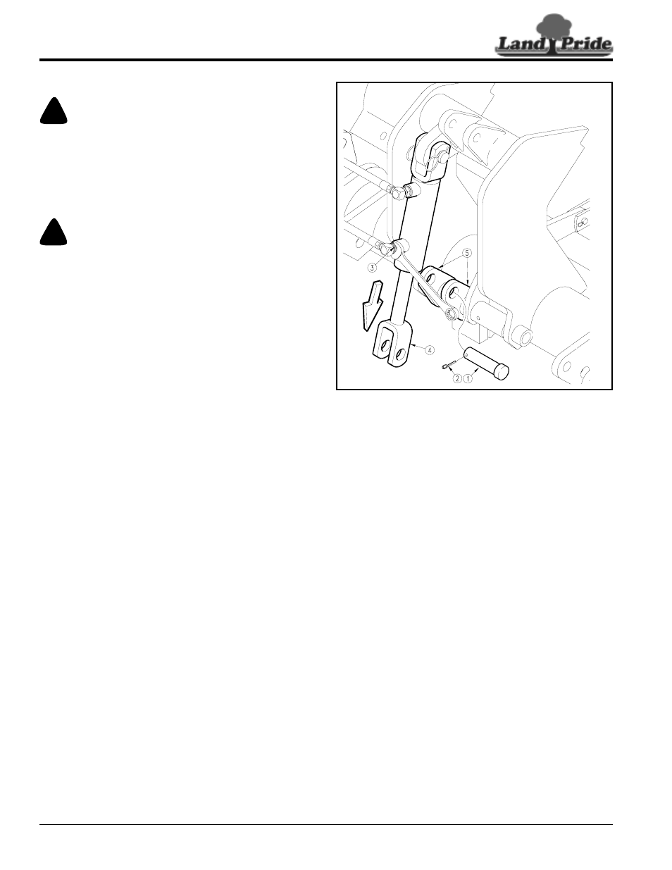 Hydraulic hook-up, Danger, Warning | Table of contents hydraulic hook-up | Land Pride Box Scrapers HR35 User Manual | Page 10 / 20