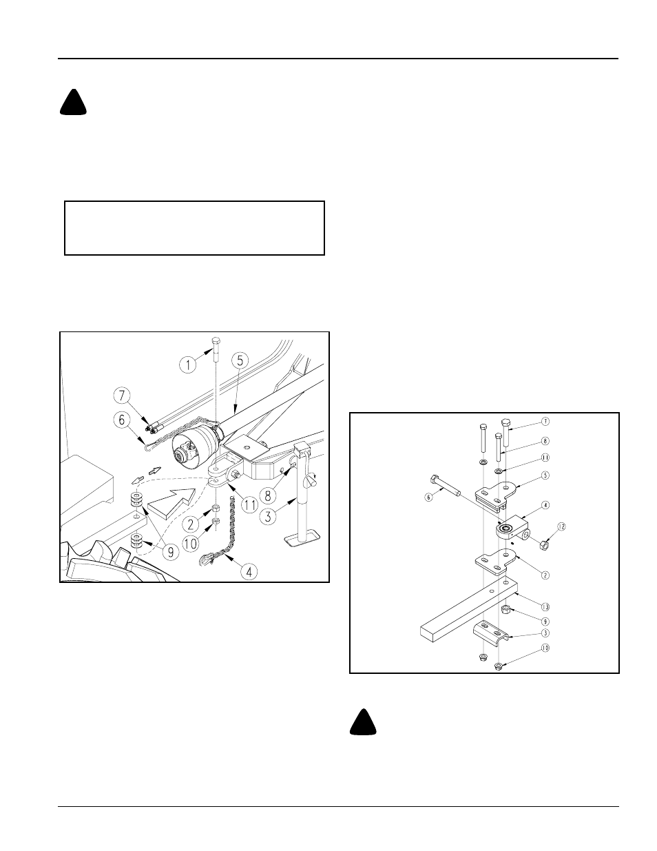 Tractor hook-up to swivel clevis hitch, Tractor hook-up to bar-tite hitch, Danger | Land Pride RC5010 User Manual | Page 17 / 46