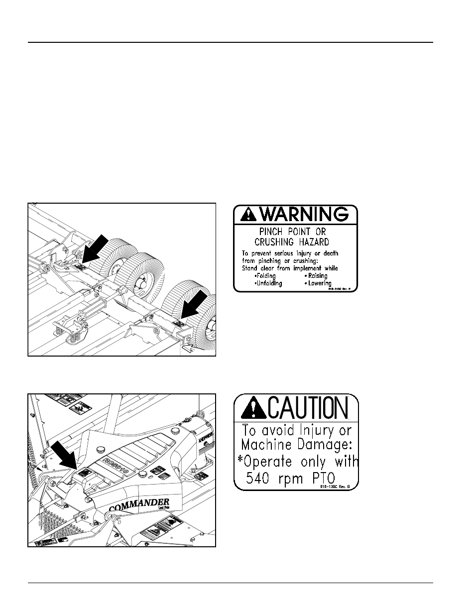 Land Pride RC5010 User Manual | Page 6 / 46