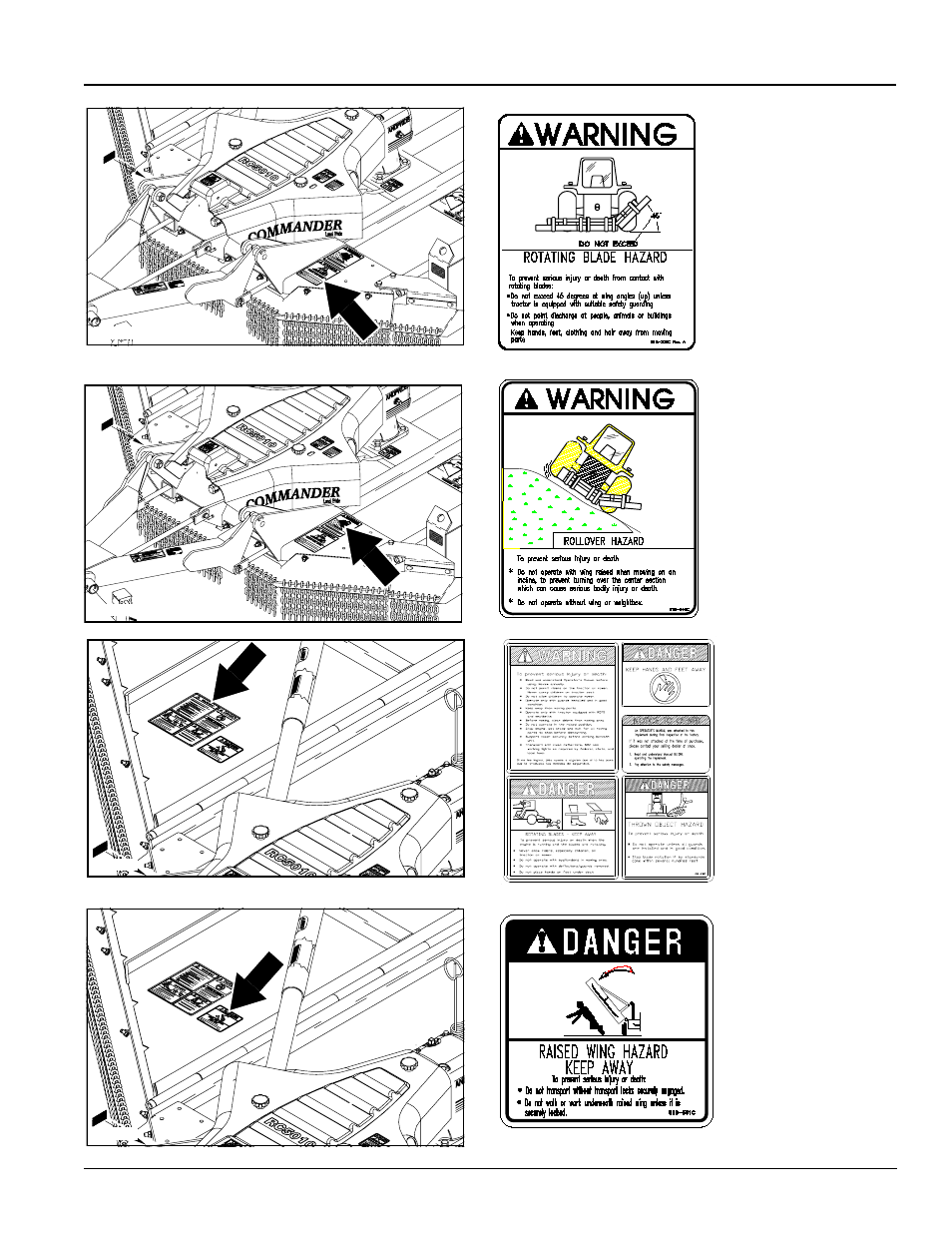 840c, 561c, 830c | Land Pride RC5010 User Manual | Page 9 / 46