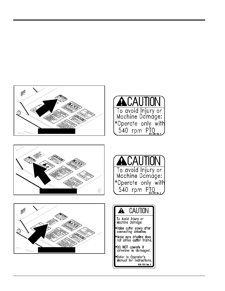 Table of contents safety labels, 130c, 161c | Land Pride RC15 Series User Manual | Page 4 / 30