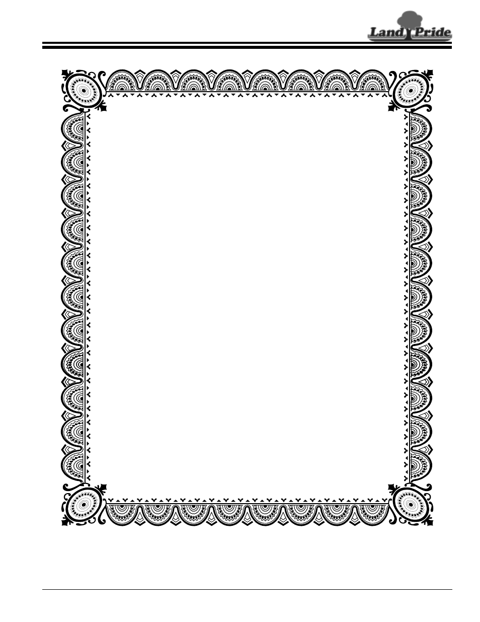 Section 13: warranty, Section 13: warranty, Table of contents warranty | Land Pride RCP2660 User Manual | Page 61 / 62