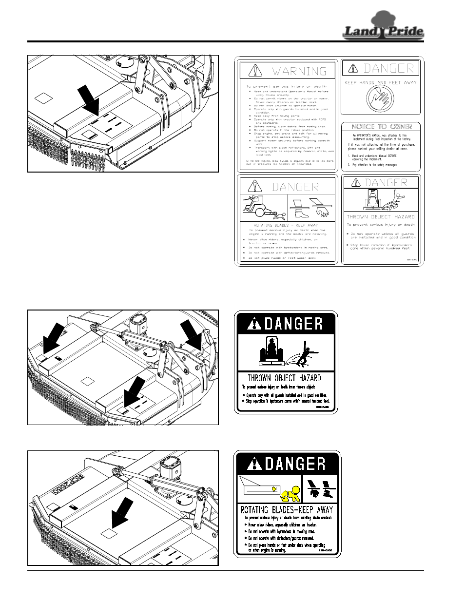 Land Pride RCP2660 User Manual | Page 8 / 62