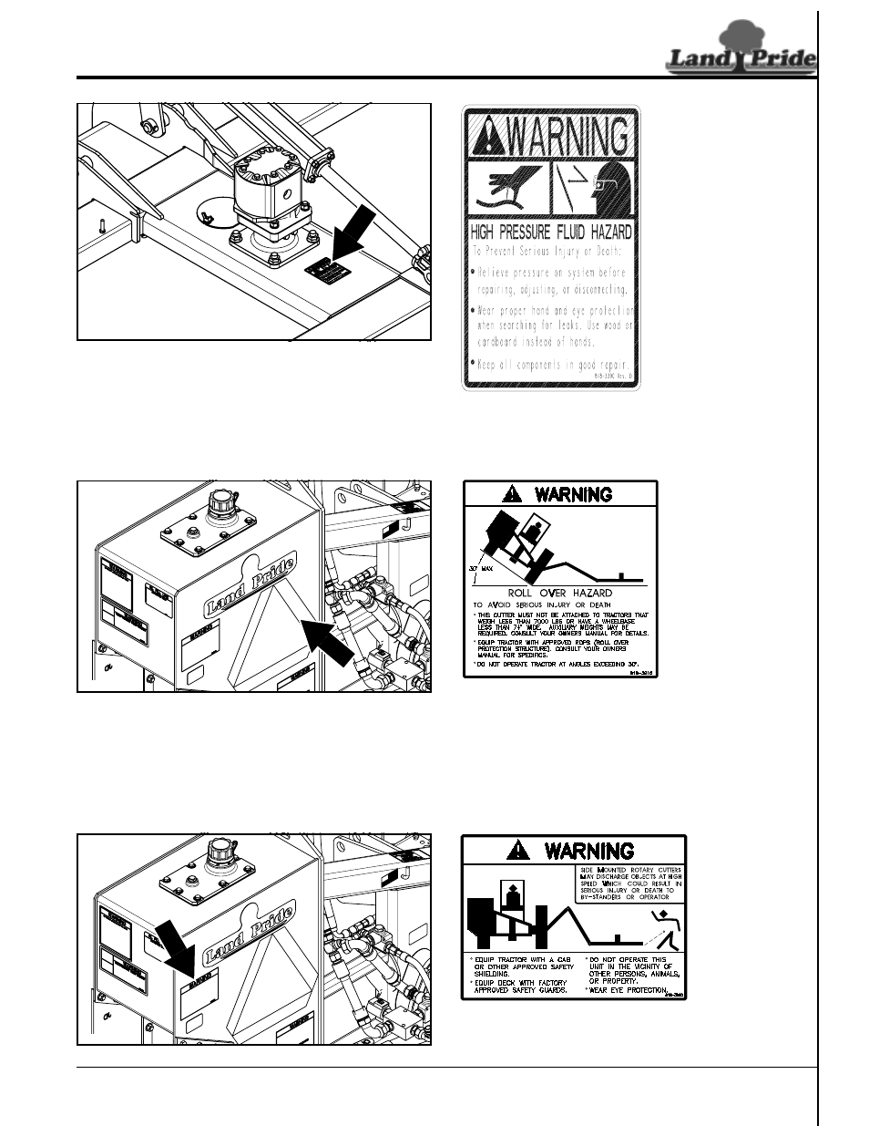 390c, 339c | Land Pride RCP2660 User Manual | Page 9 / 62