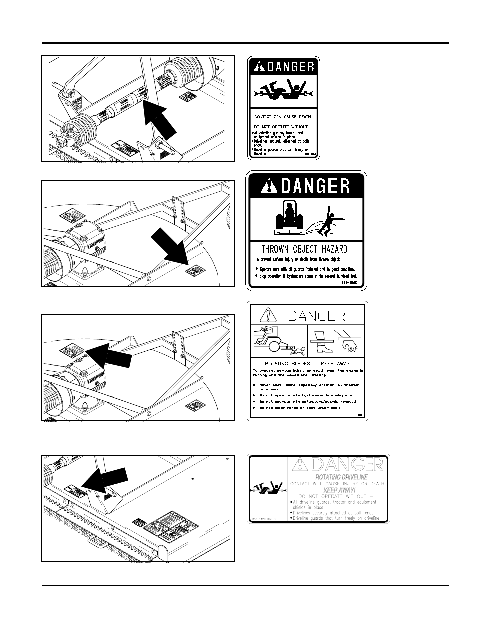 556c, 564c, 142c | Important safety information | Land Pride RCR1572 User Manual | Page 7 / 28