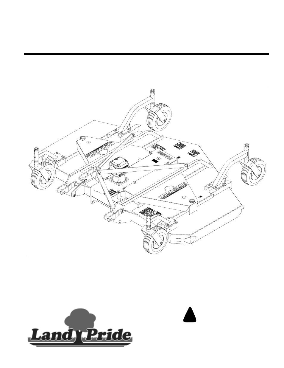 Land Pride FDR3590 User Manual | 30 pages