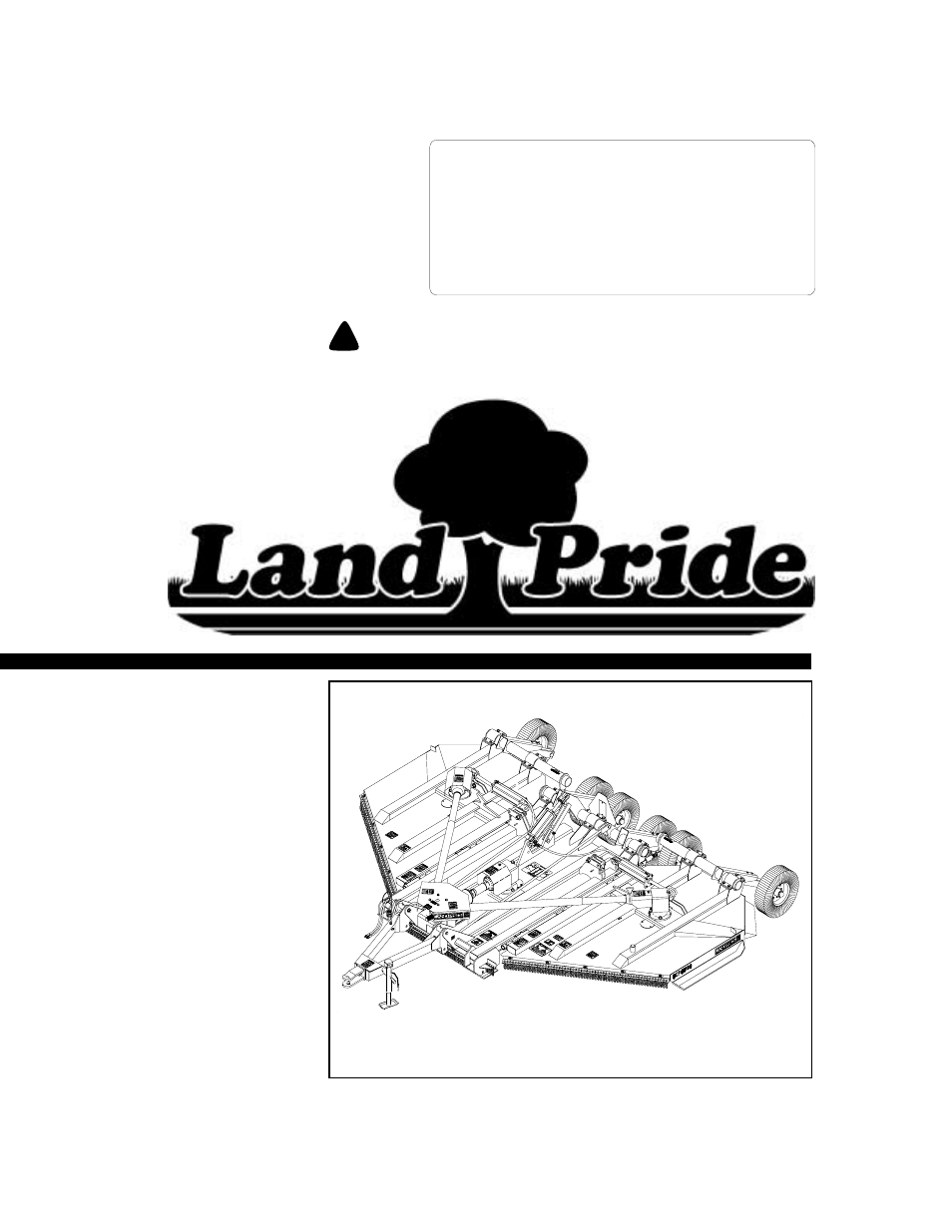 Land Pride RC45180 User Manual | 28 pages