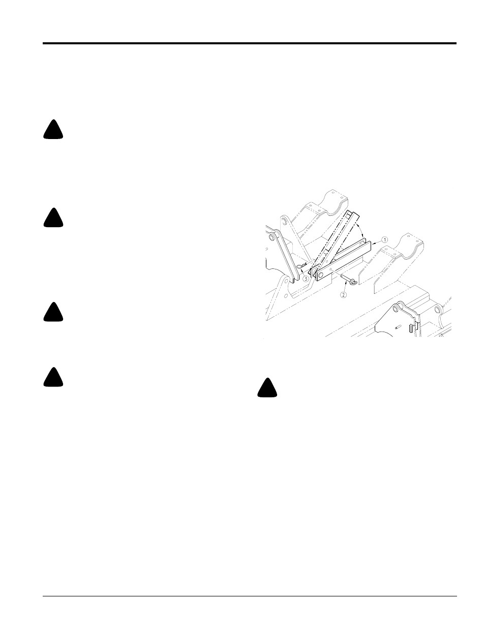 Transporting, Parking, Transporting parking | Warning, Danger, Caution | Land Pride RC45180 User Manual | Page 15 / 28