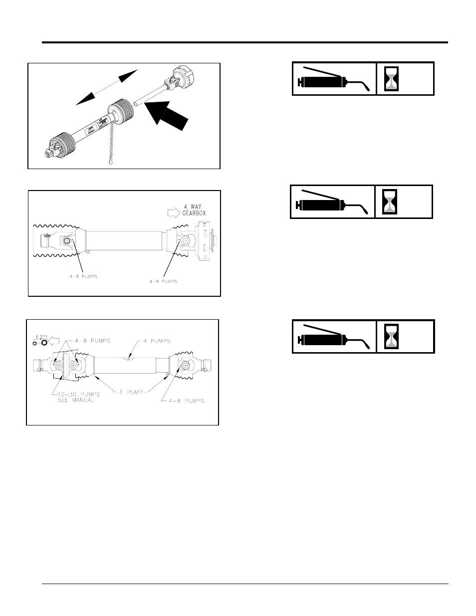 Driveline shaft, Drive line shafts, Pto constant velocity shaft | Land Pride RC45180 User Manual | Page 23 / 28