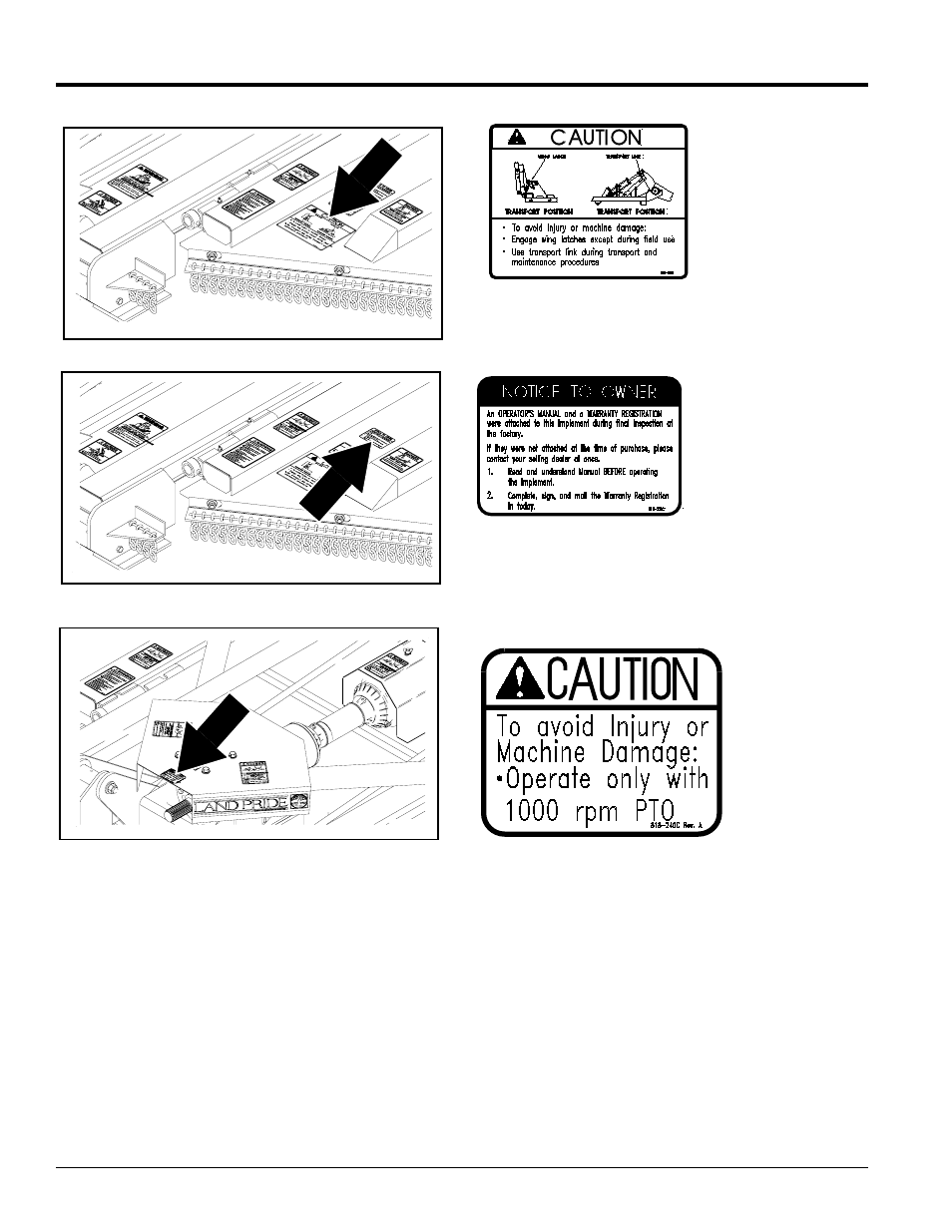 Land Pride RC45180 User Manual | Page 8 / 28