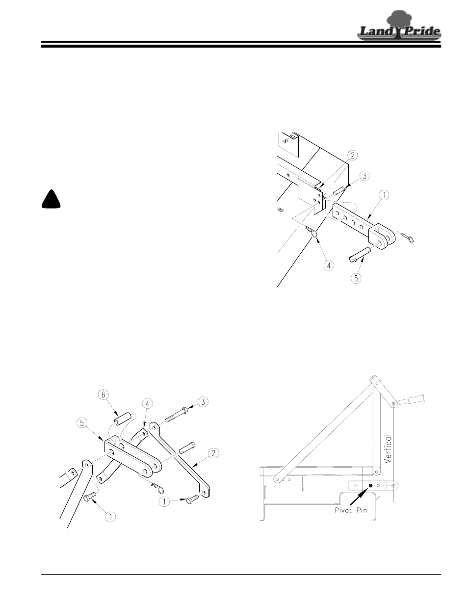 Section 1: assembly & set-up, General description, Tools required | Assembly instructions, Upper hitch arms, Lower hitch lugs, Initial hitch arm position, Caution, Table of contents general description | Land Pride AT2572 User Manual | Page 11 / 28