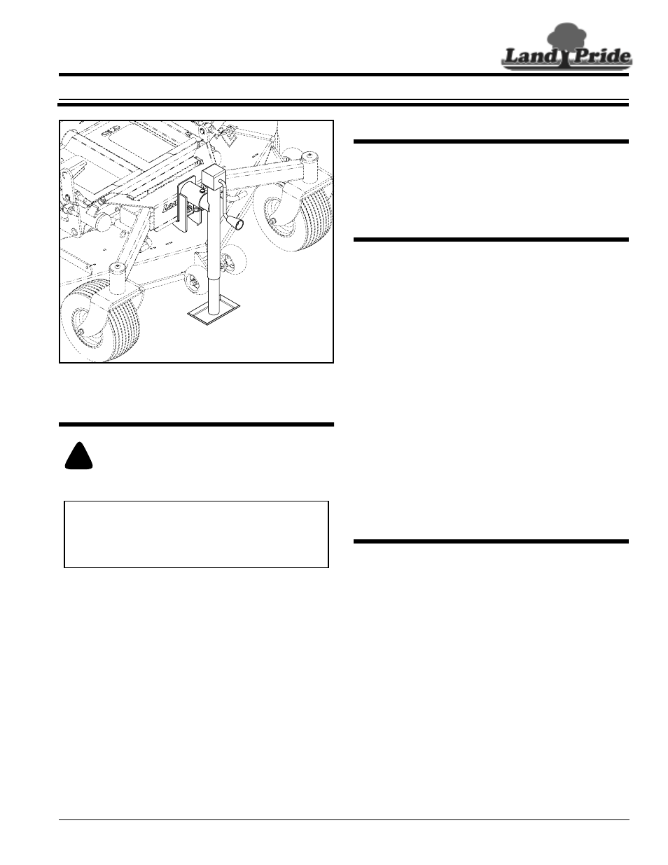 Land Pride ZT72 User Manual | 2 pages