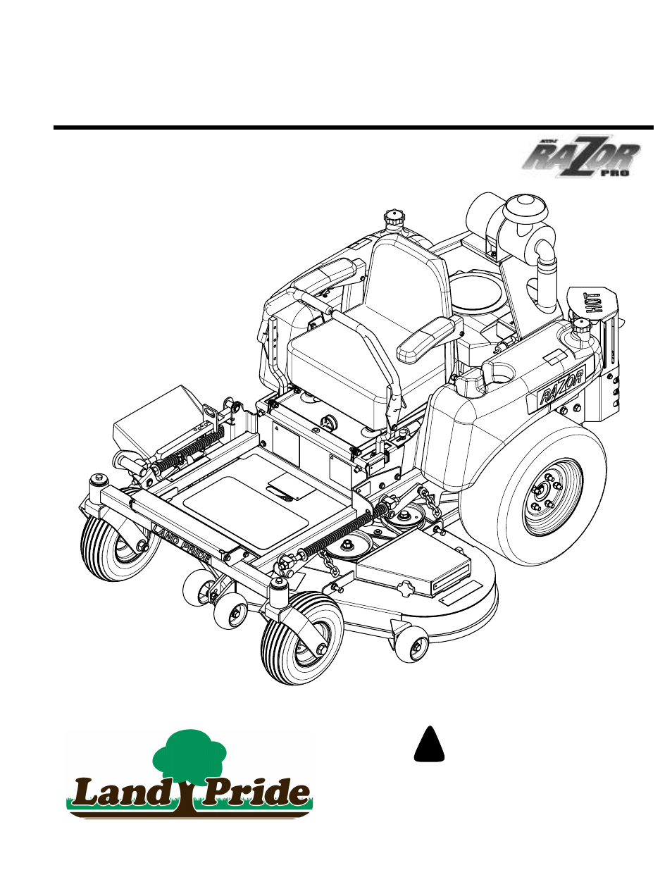 Land Pride Razor Pro ZRP52 User Manual | 44 pages