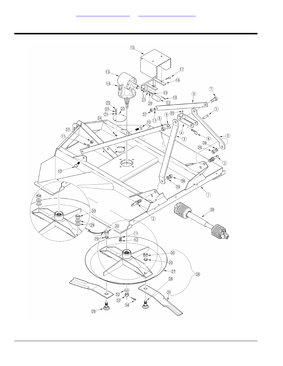 Deck, Table of contents part number index | Land Pride Rotary Cutter RC15 User Manual | Page 12 / 172