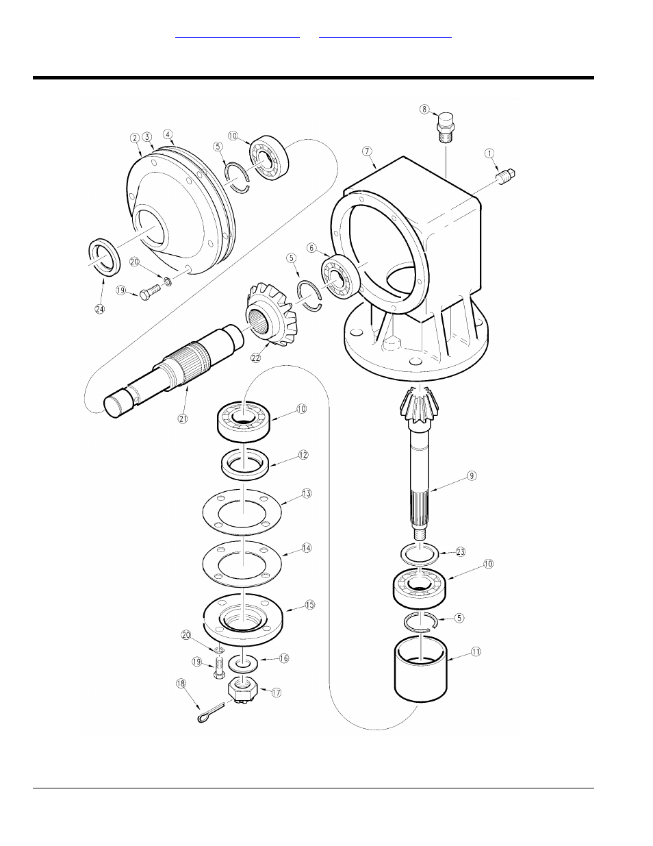 Section 5: gearboxes, Gearbox (826-018c) itg, Table of contents part number index | Land Pride Rotary Cutter RC15 User Manual | Page 122 / 172