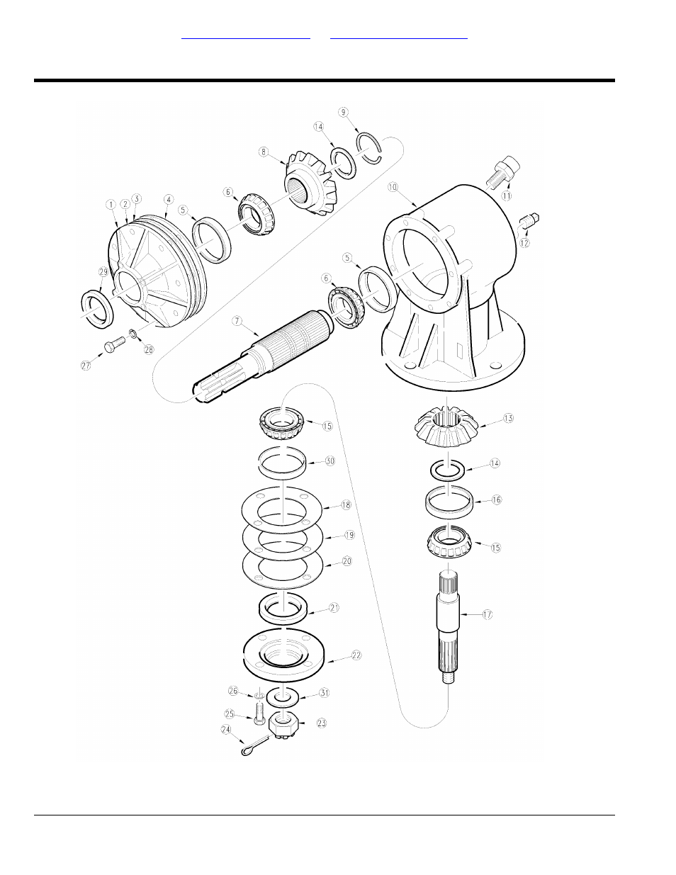 Gearbox (826-038c) omni, Table of contents part number index | Land Pride Rotary Cutter RC15 User Manual | Page 162 / 172