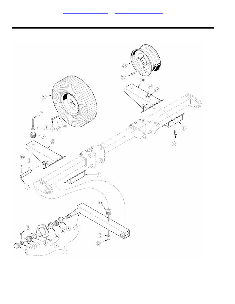 Pull type tailwheel, Table of contents part number index | Land Pride Rotary Cutter RC15 User Manual | Page 26 / 172