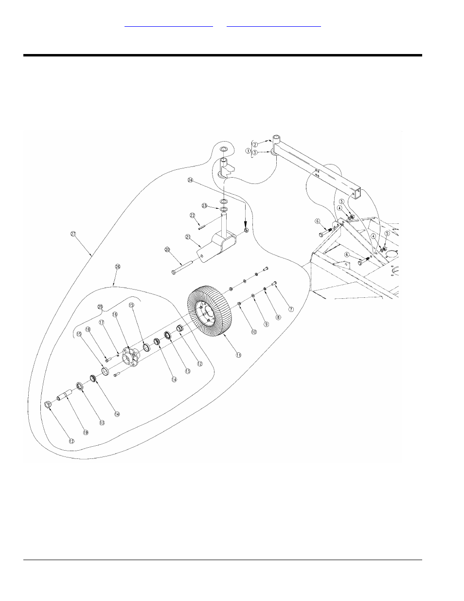Tailwheel, Table of contents part number index | Land Pride Rotary Cutter RC15 User Manual | Page 34 / 172