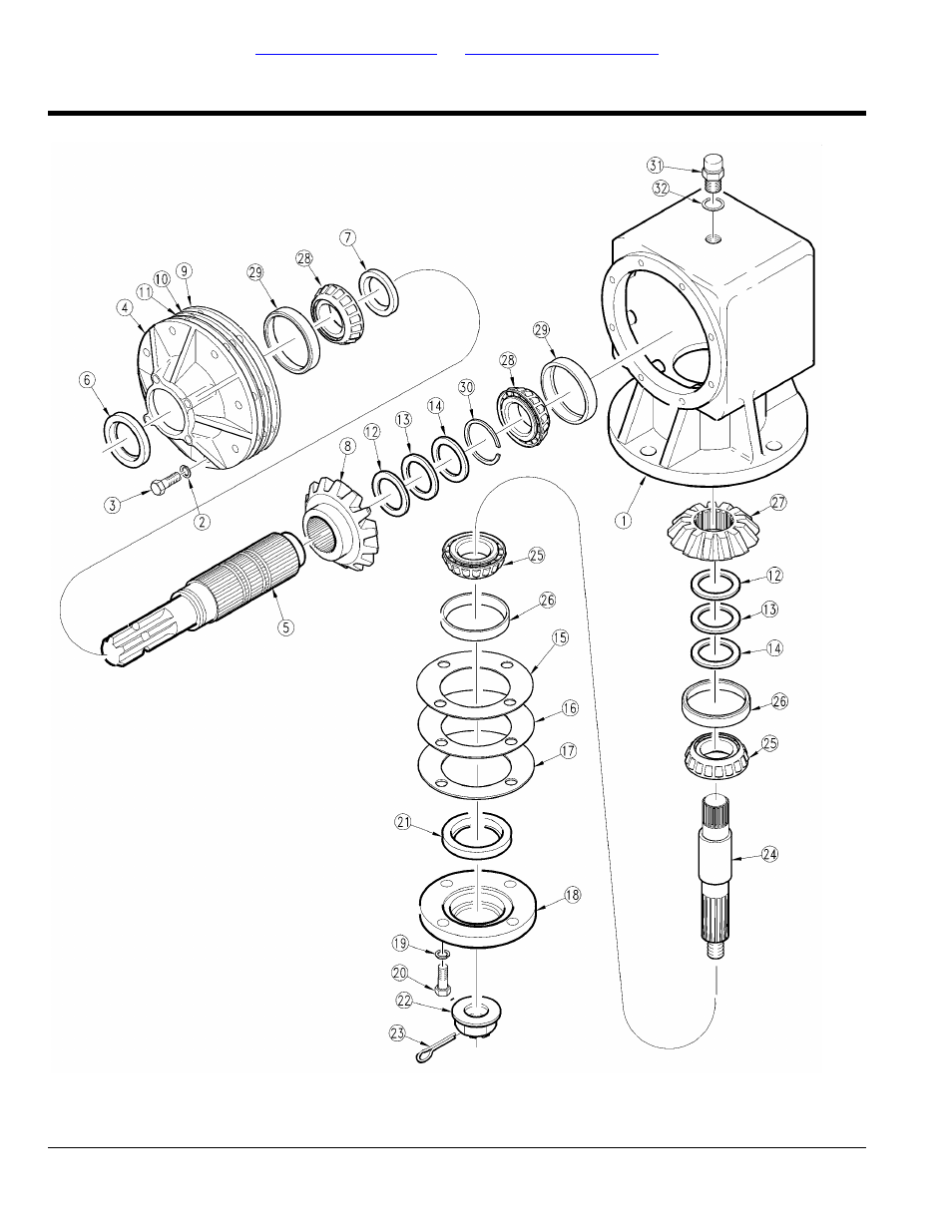 Gearbox 540 rpm (826-035c) itg, Table of contents part number index | Land Pride Rotary Cutter RC15 User Manual | Page 74 / 172