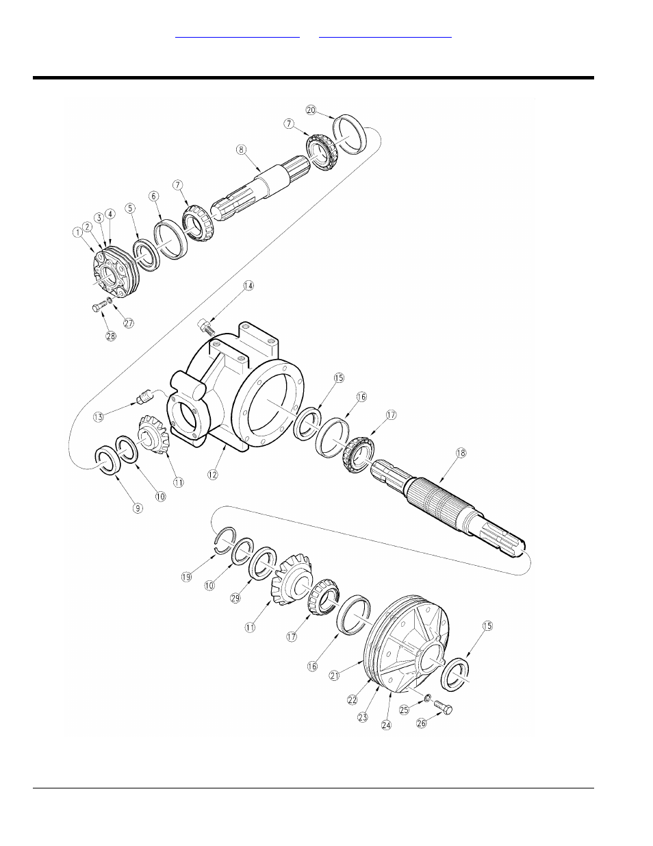 Gearbox, t-box (826-040c), Table of contents part number index | Land Pride Rotary Cutter RC15 User Manual | Page 78 / 172