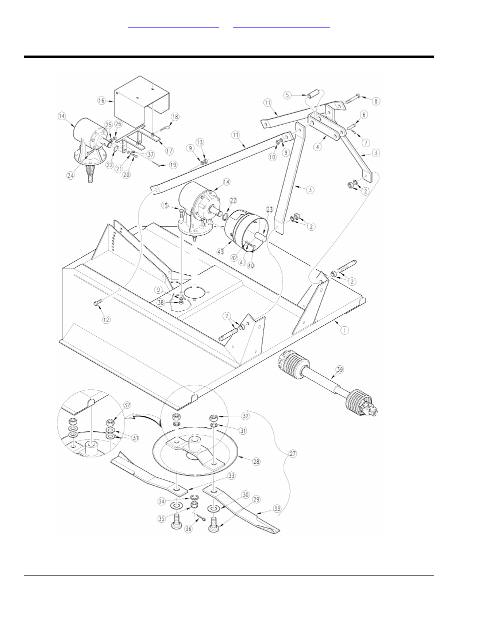 Rc15 series, Section 2: decks, Decks | Table of contents part number index | Land Pride Rotary Cutter RC15 User Manual | Page 90 / 172