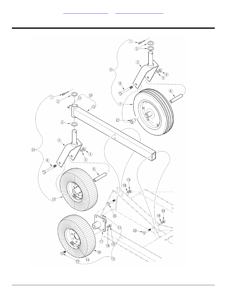 Tailwheel, Table of contents part number index | Land Pride Rotary Cutter RC15 User Manual | Page 94 / 172
