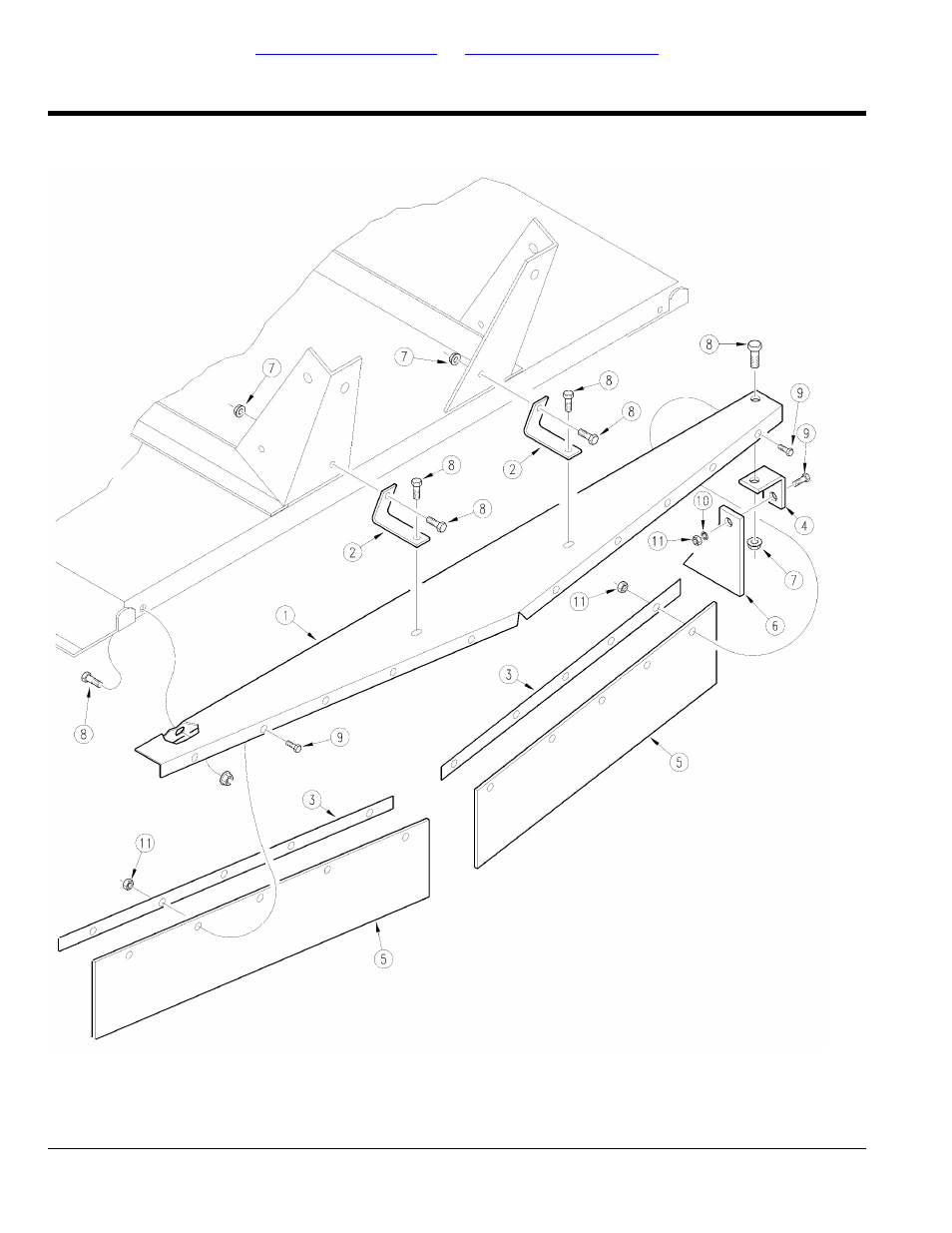 Guarding front safety rubber, Table of contents part number index | Land Pride Rotary Cutter RC15 User Manual | Page 98 / 172