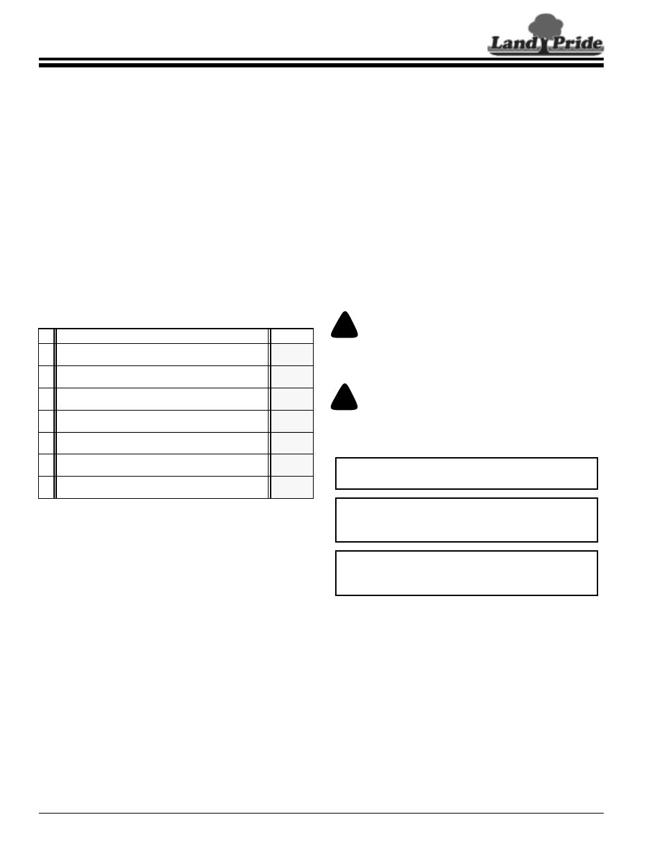 Land Pride RC5515 User Manual | Page 24 / 54