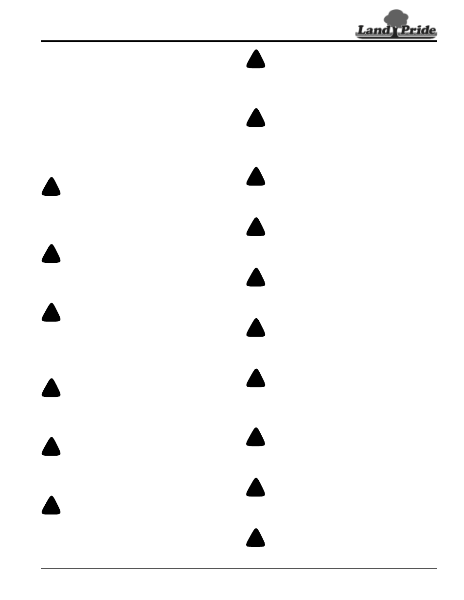 Safety information | Land Pride RC5515 User Manual | Page 25 / 54