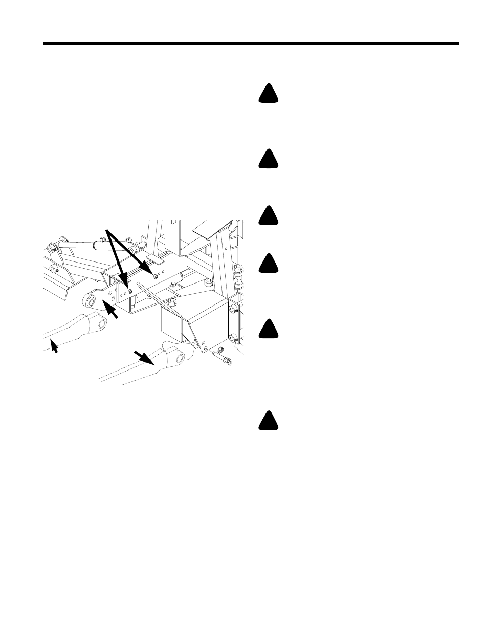 Warning, Caution | Land Pride BH3512 User Manual | Page 17 / 34