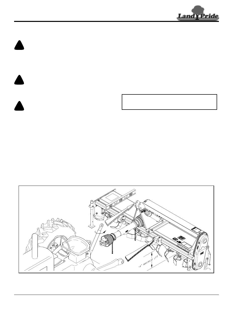 Land Pride 311-252M User Manual | Page 12 / 36