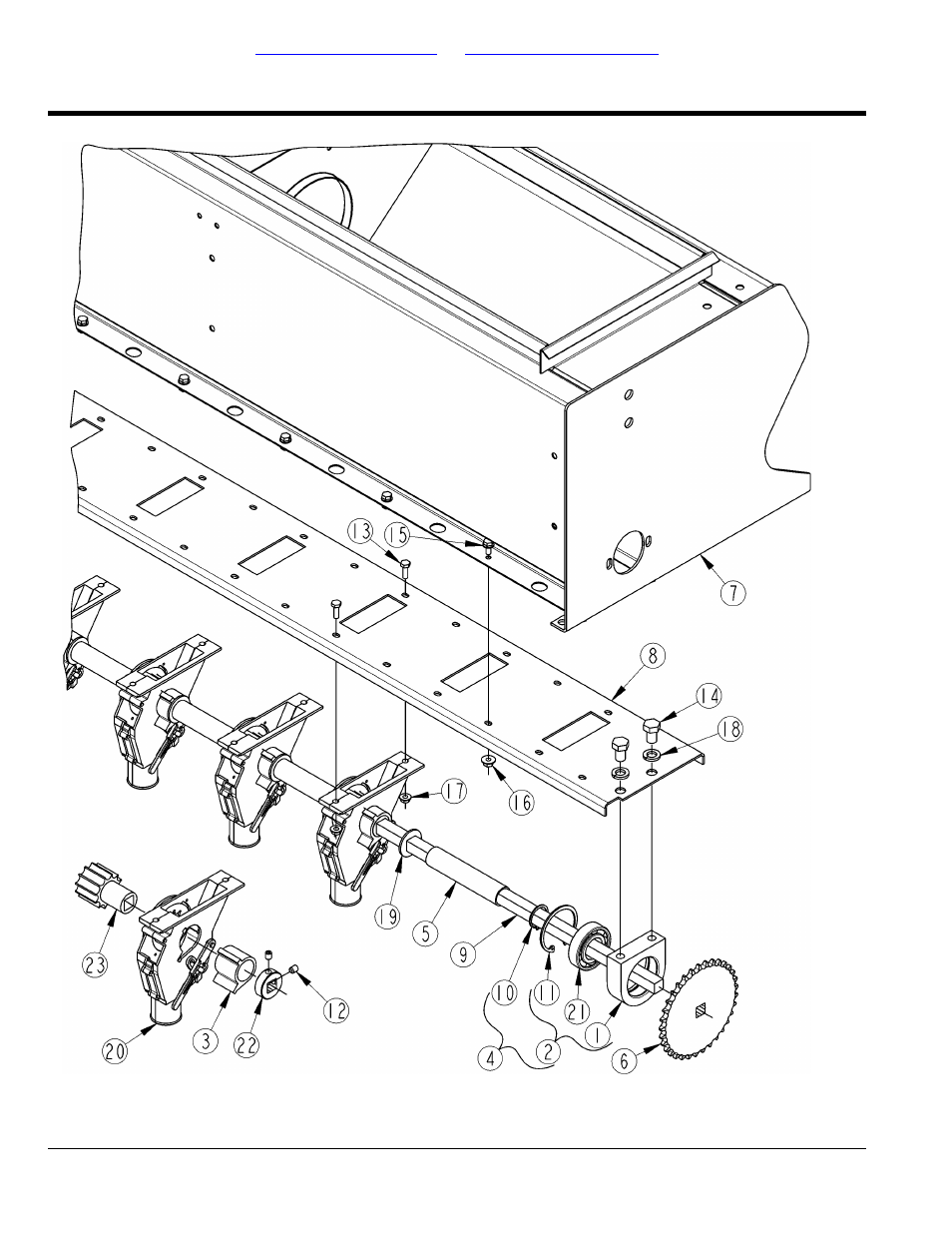 Seed cup assembly s/n 397502, Table of contents part number index | Land Pride PS2096 User Manual | Page 20 / 64