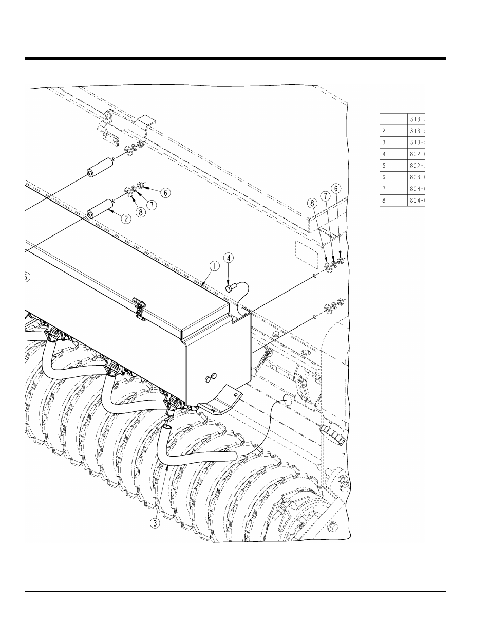 Small grass seed box to main box assembly s/n, Table of contents part number index | Land Pride PS2096 User Manual | Page 36 / 64