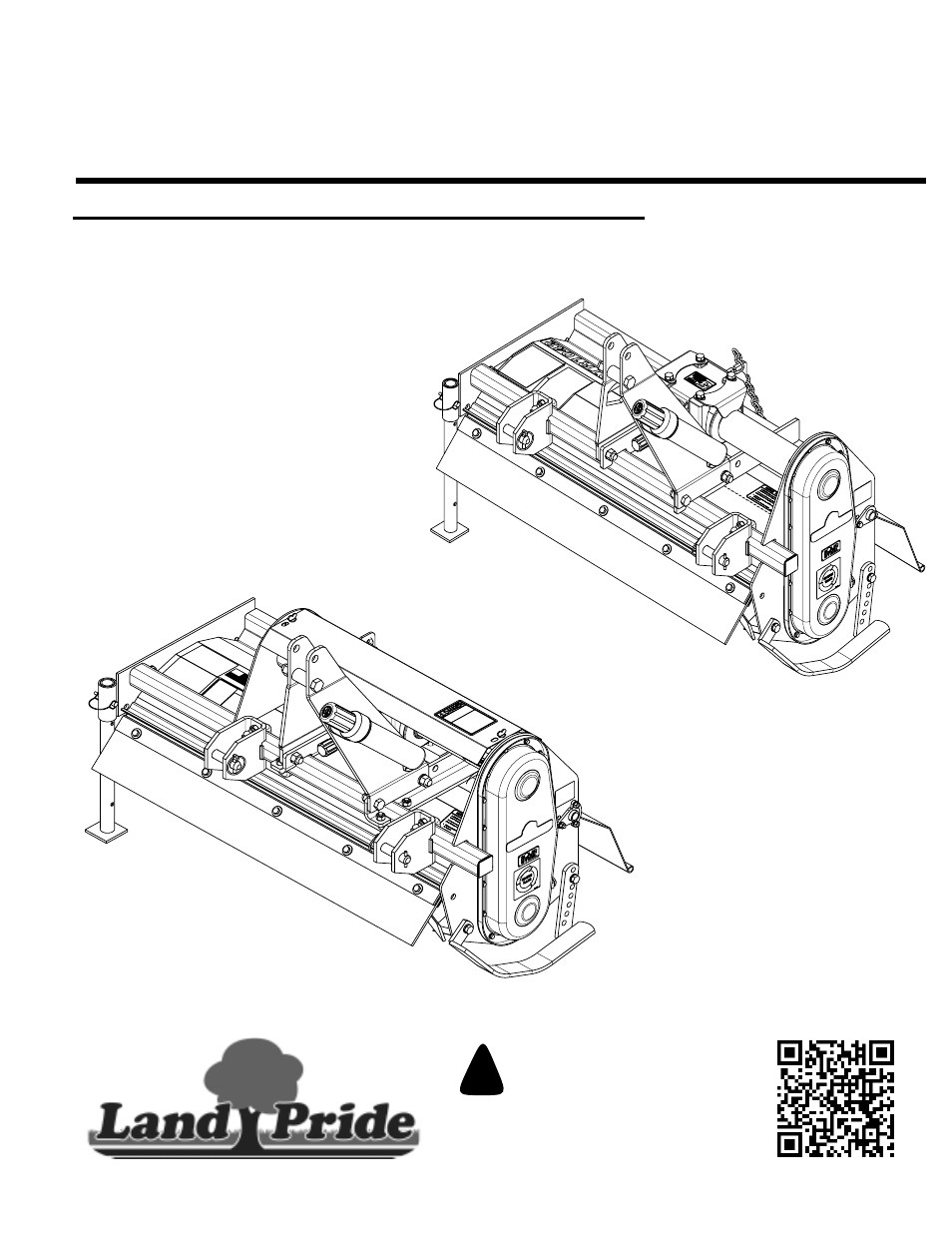 Land Pride RTR1042 User Manual | 38 pages