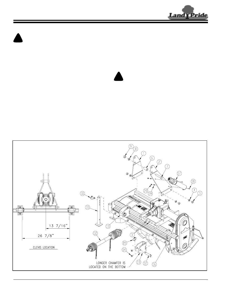 Section 1: assembly & set-up, Dealer preparations, Tractor requirements | Torque requirements, Caution, Warning | Land Pride RTR1042 User Manual | Page 12 / 38