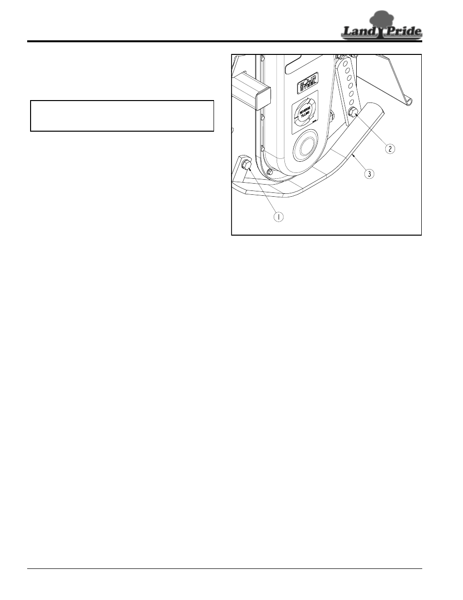 Skid shoe adjustment, Er to “skid shoe adjustment, Table of contents skid shoe adjustment | Land Pride RTR1042 User Manual | Page 24 / 38