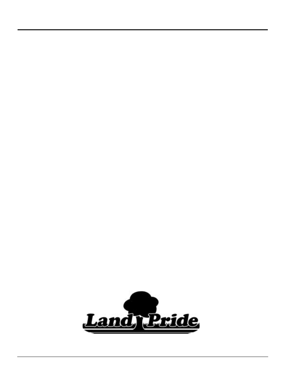 Land Pride RTR1042 User Manual | Page 38 / 38