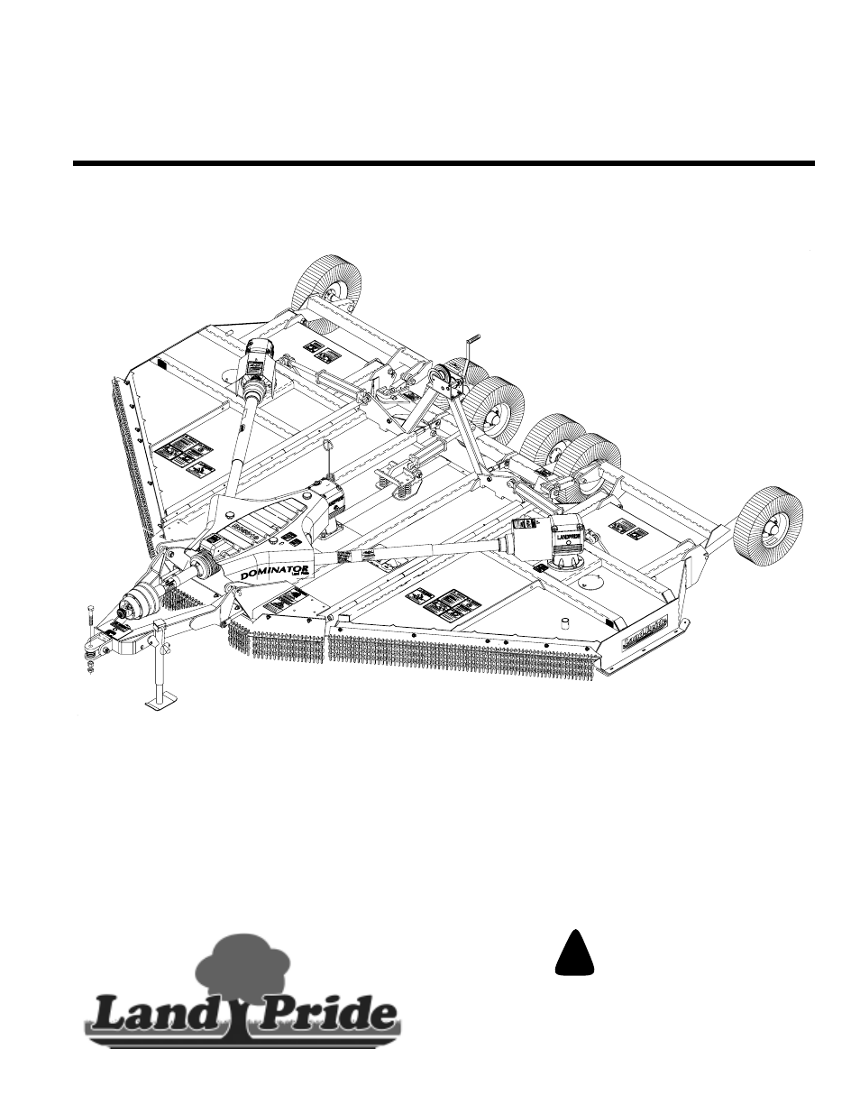 Land Pride RCMB6010 User Manual | 42 pages