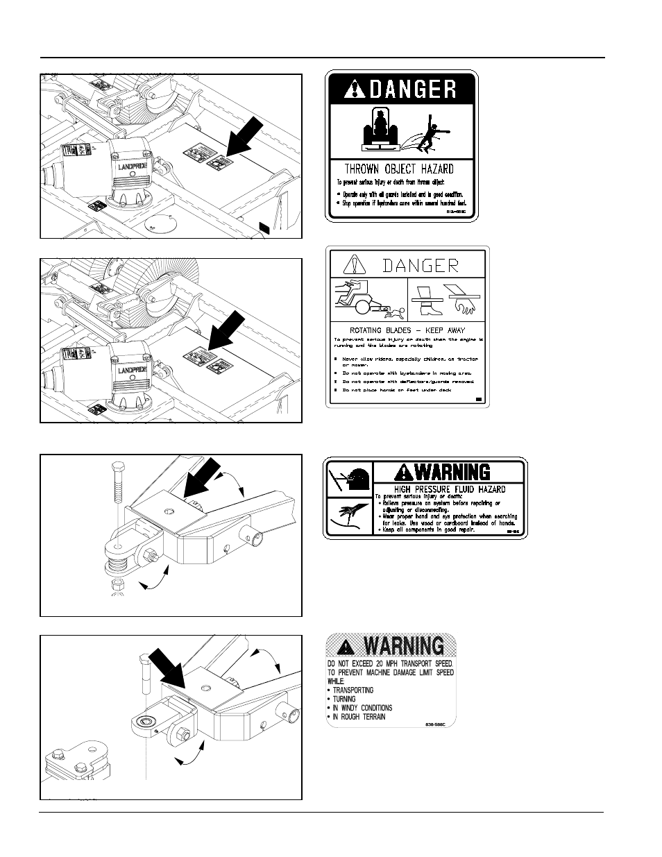 094c, 556c, 564c | Land Pride RCMB6010 User Manual | Page 10 / 42