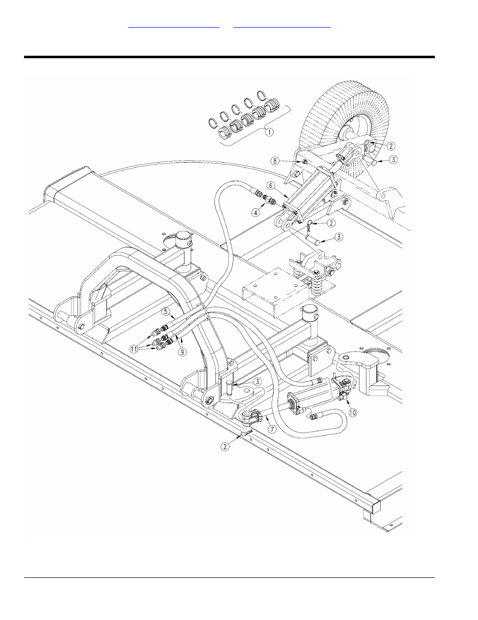 Hydraulic lift, Table of contents part number index | Land Pride RCS3596 User Manual | Page 12 / 58