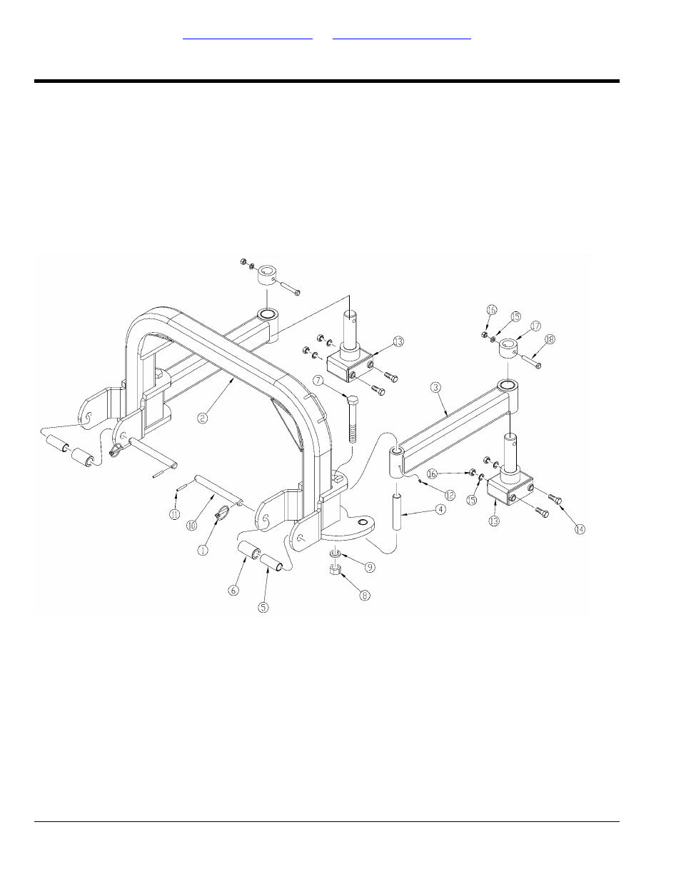 Offset hitch assembly, Table of contents part number index | Land Pride RCS3596 User Manual | Page 14 / 58