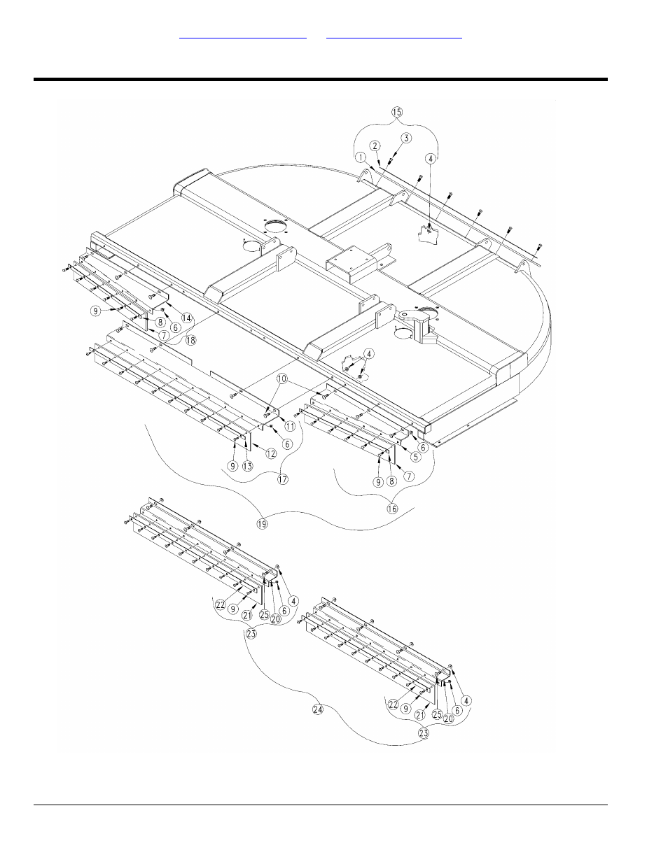 Guards rubber, Table of contents part number index | Land Pride RCS3596 User Manual | Page 20 / 58