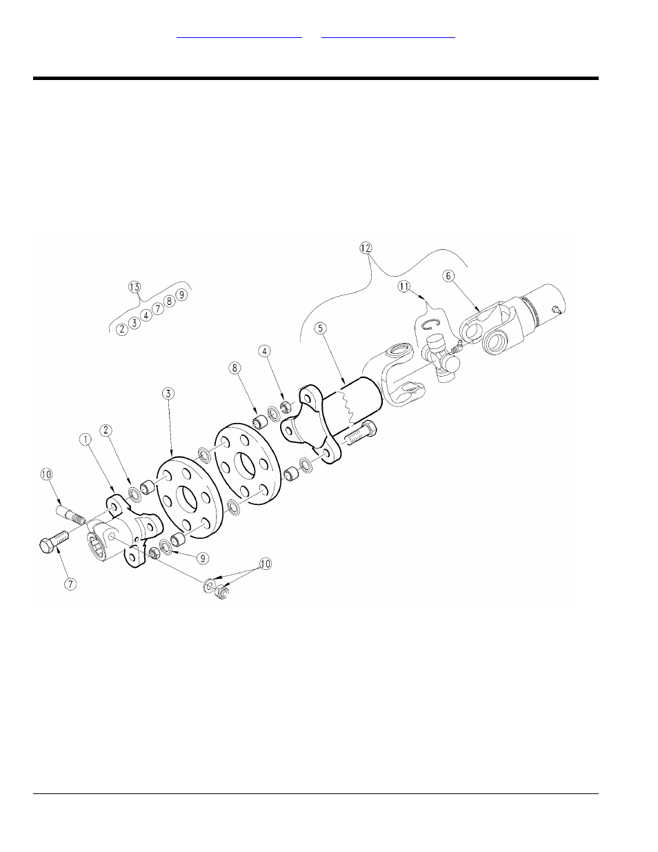 Driveline flex coupler (826-334c) eurocardan, Table of contents part number index | Land Pride RCS3596 User Manual | Page 24 / 58