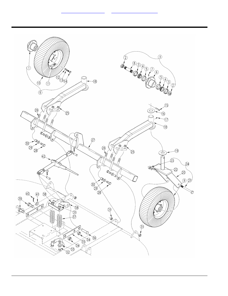 Rcs(m)35 series, Section 2: decks, Axle semi-mount rear | Table of contents part number index | Land Pride RCS3596 User Manual | Page 6 / 58