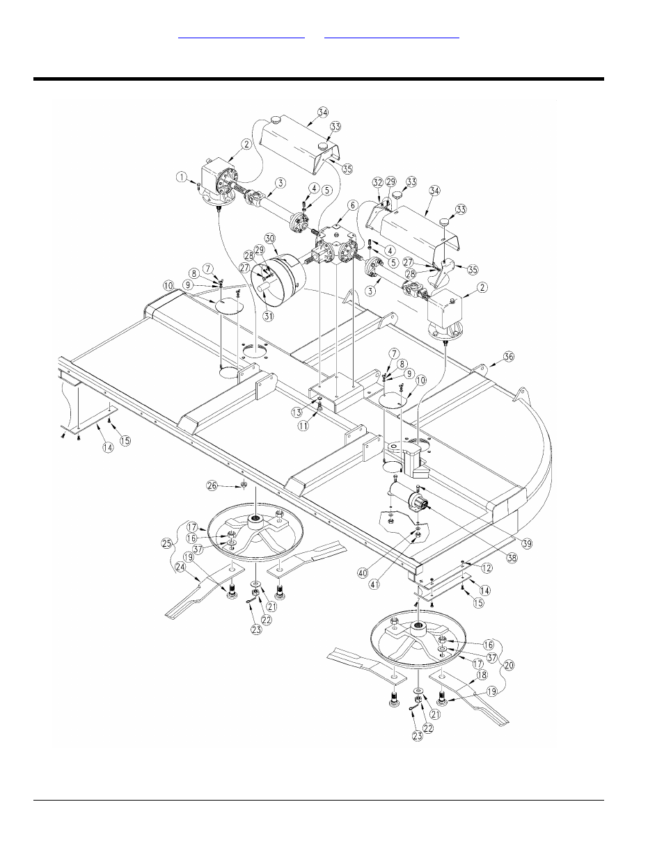 Deck, Table of contents part number index | Land Pride RCS3596 User Manual | Page 8 / 58
